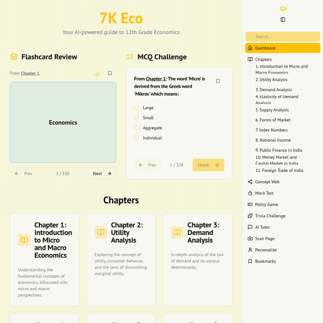 7K Economics screenshot