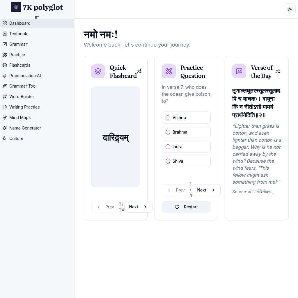 7K Polyglot